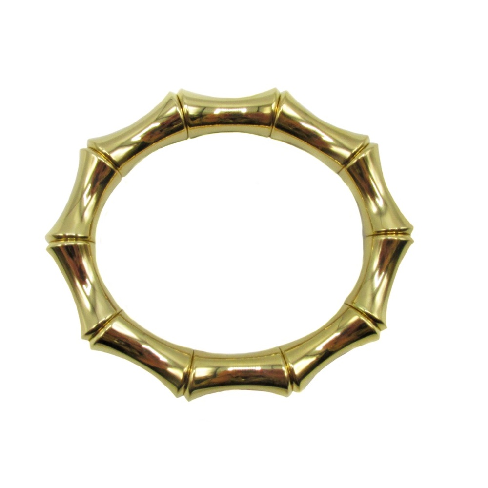 Gucci Bamboo Gold Bangle Bracelet in box - Picture 2 of 4