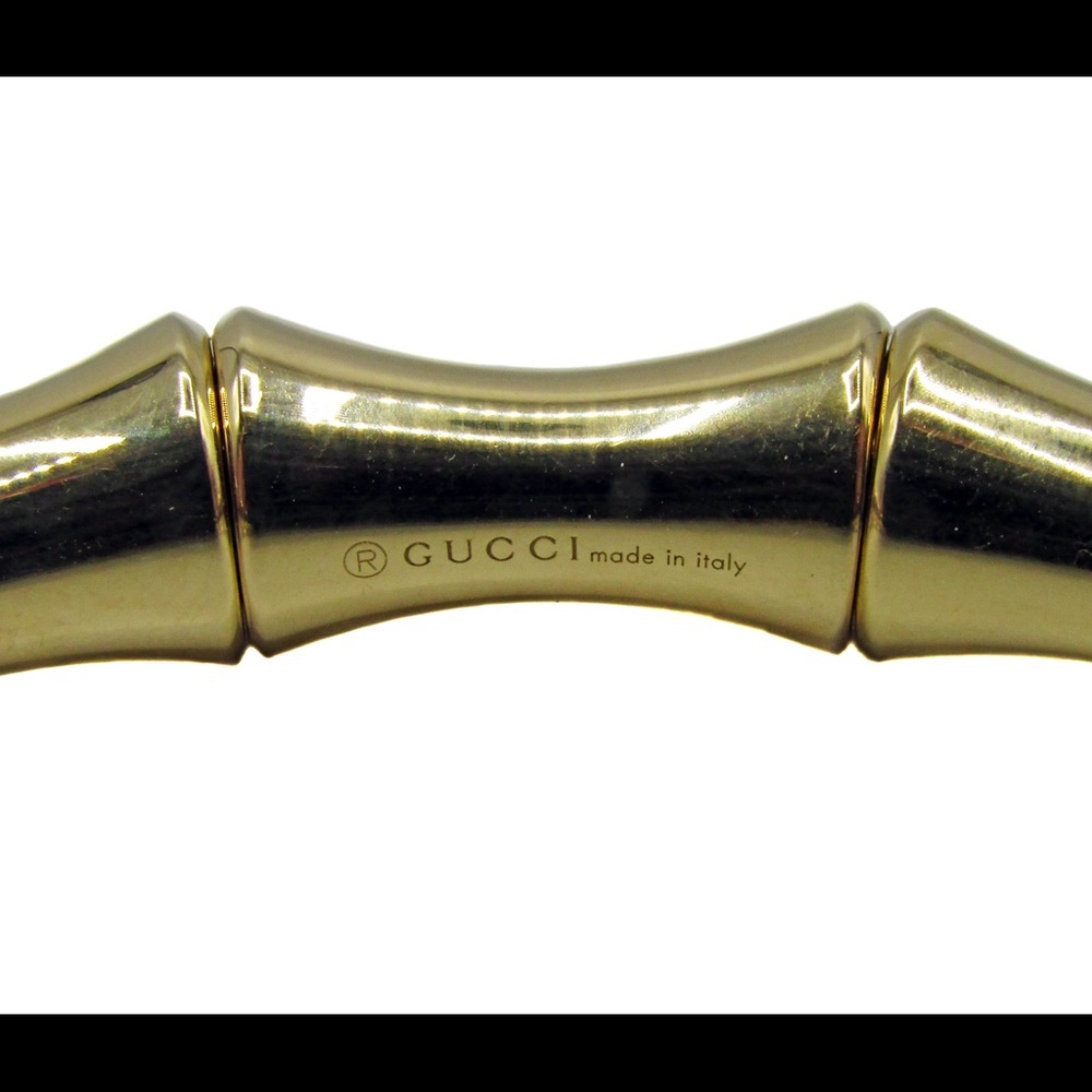 Gucci Bamboo Gold Bangle Bracelet in box - Picture 3 of 4