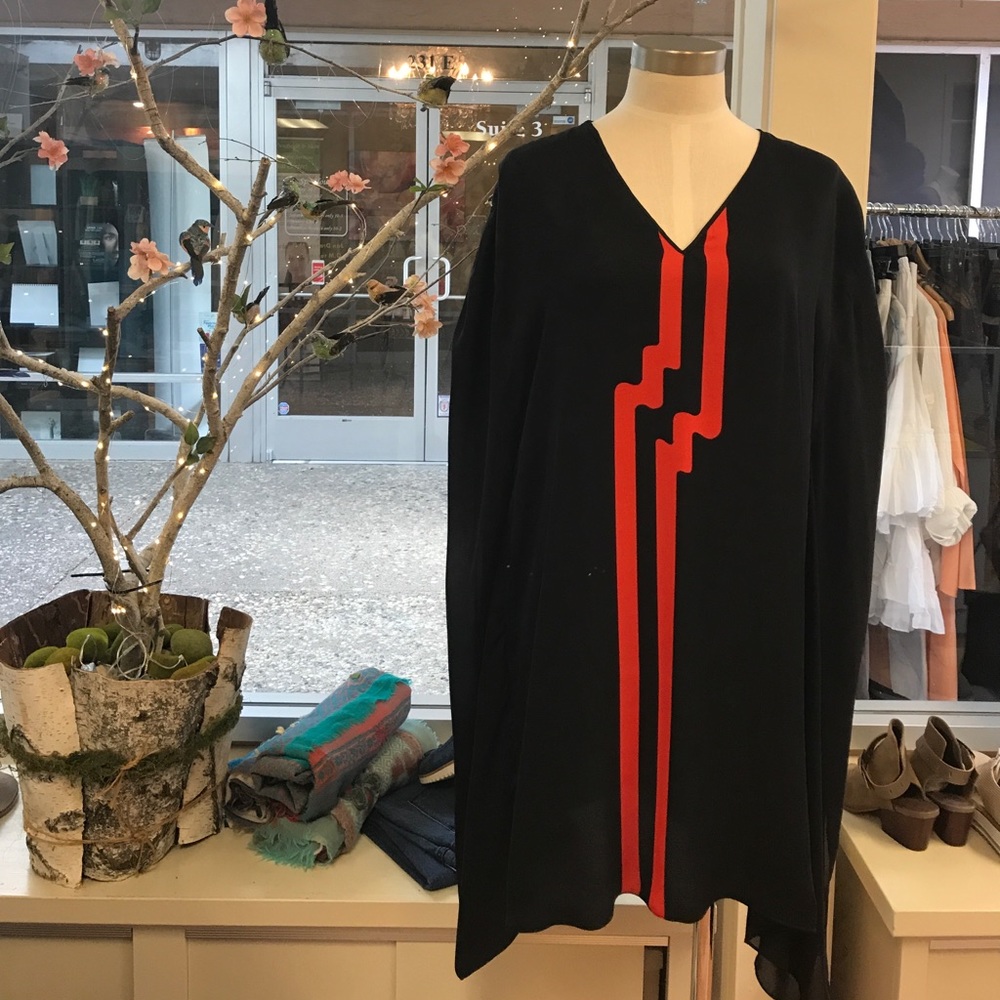 Jaline couture silk dress