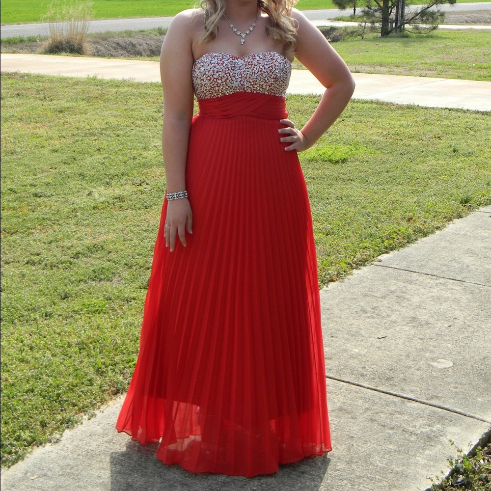 Red prom dress or bridesmaid dress