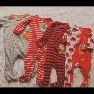 6-9 month Boy Footie Pajamas