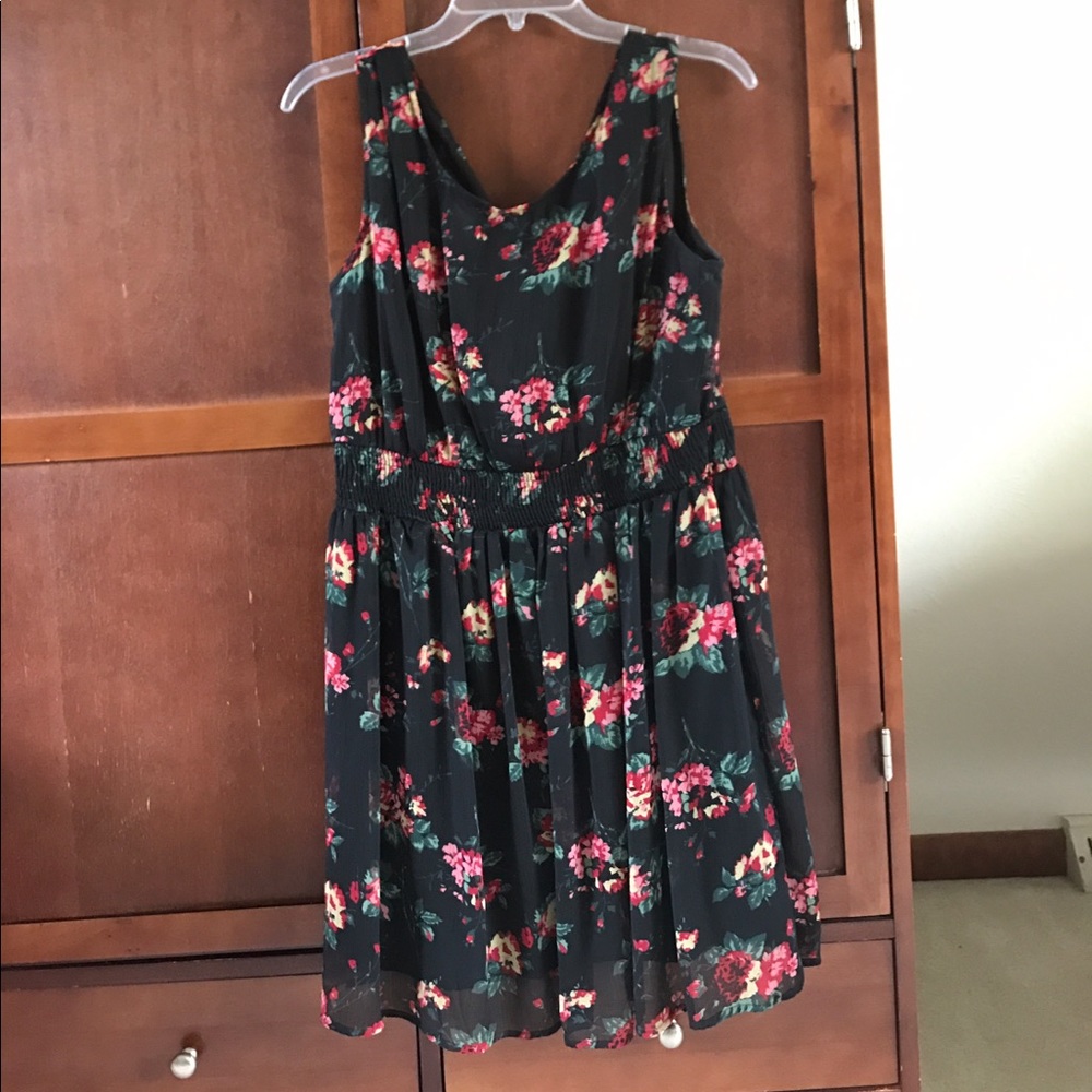 Floral, mid dress