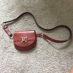 Michael Kors Brown leather fanny pack! From Macys