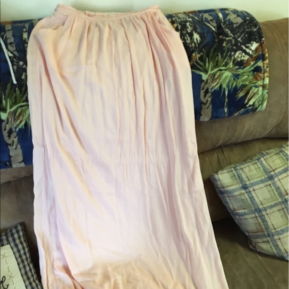 Light pink skirt