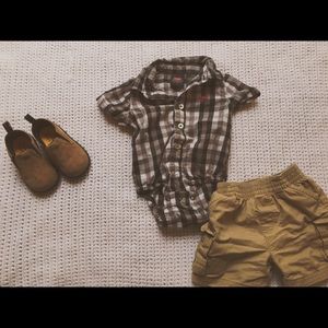 3-6 month wrangler button up