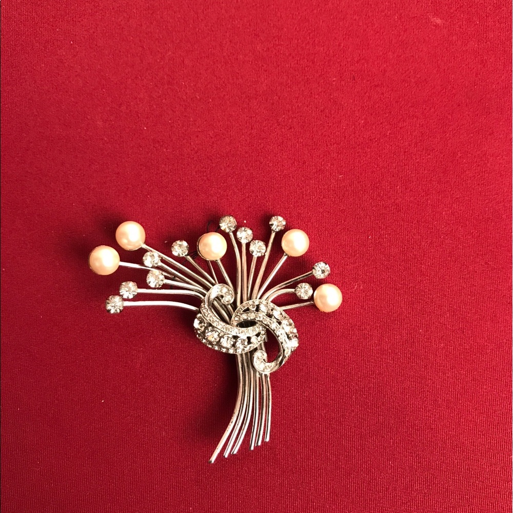 Sonia Lee sterling silver brooch