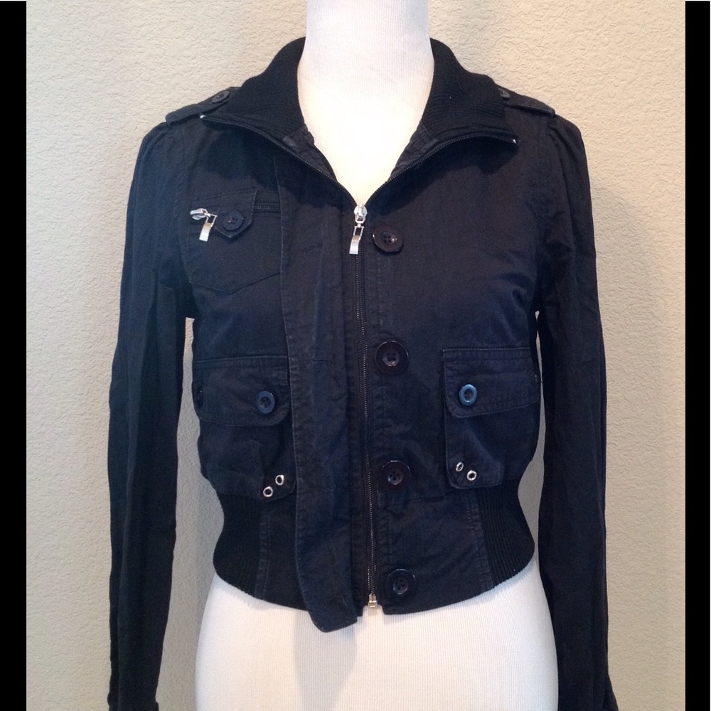 Edgy Bomber Jacket