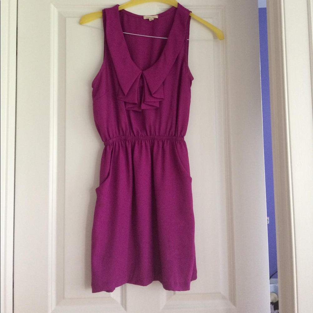 Silence and Noise Magenta Dress