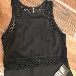 Express Black Sleeveless Dress