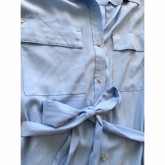 SOLD • Calvin Klein Button Down Shirt Dress - Picture 3 of 3