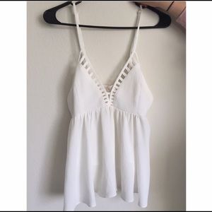 cute sexy white LF blouse