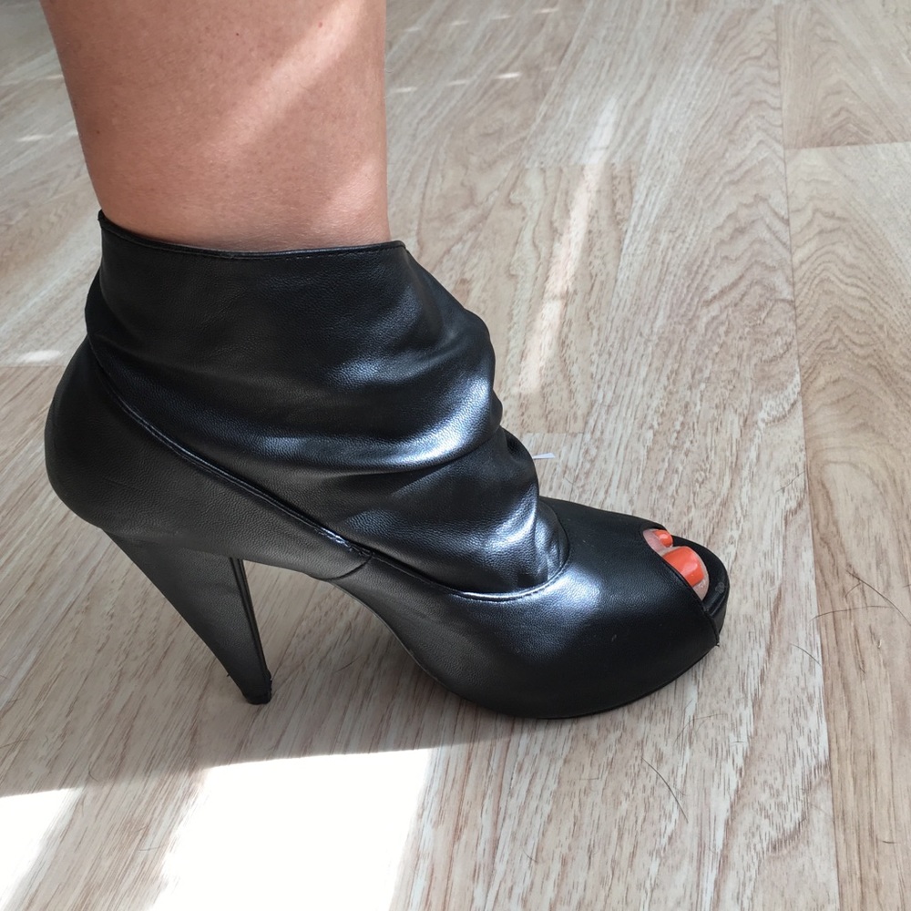 High heel booties -size 7.5