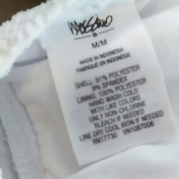 White bathing suit halter top - Picture 4 of 4