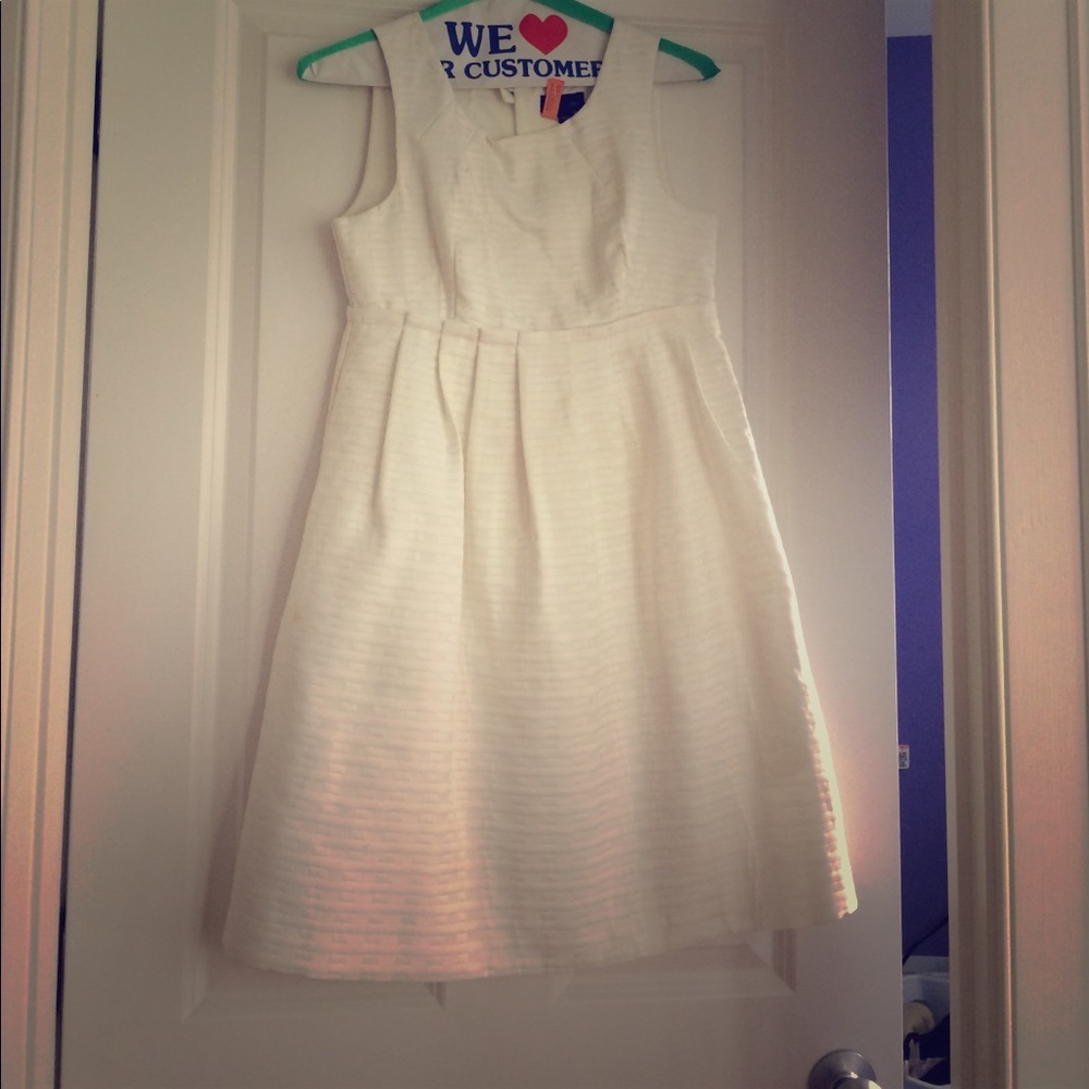 White cocktail dress