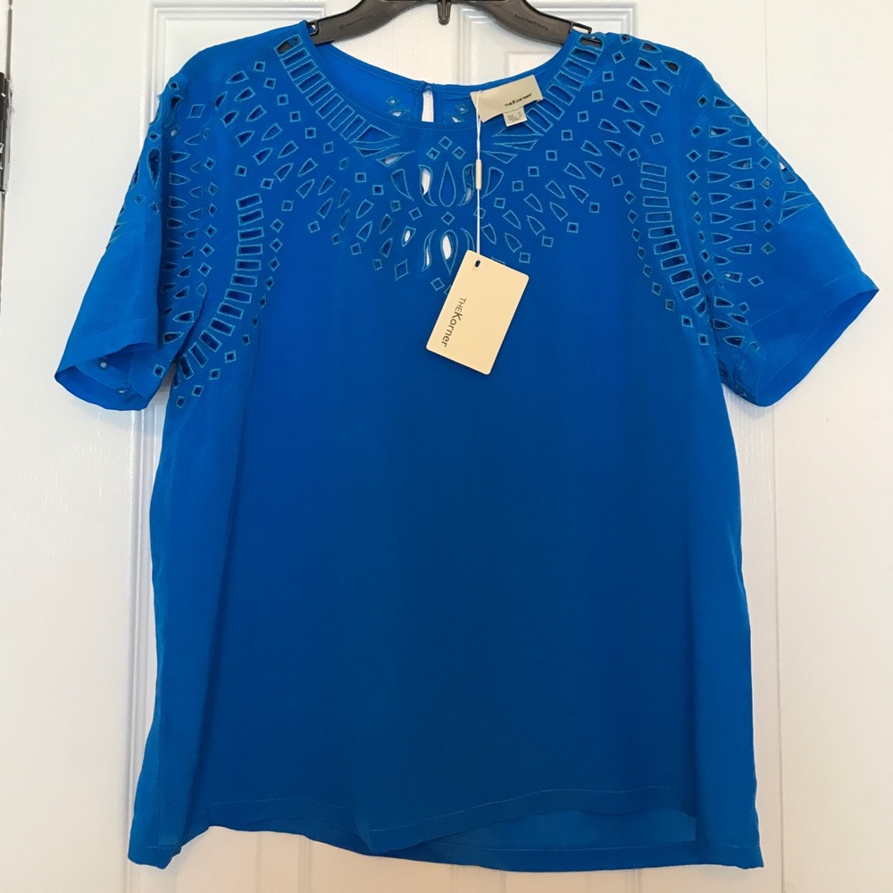 Women's The Korner 100% Silk Blouse NWT!