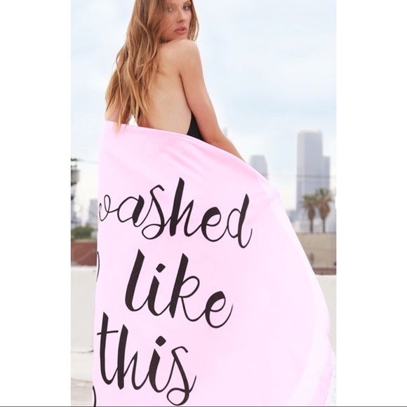 ▪LAST 1▪ I Washed Up Like This Pink Beach Coverup - Picture 3 of 3