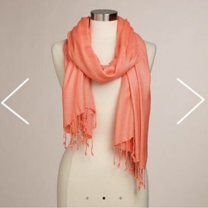Coral Pashmina Scarf