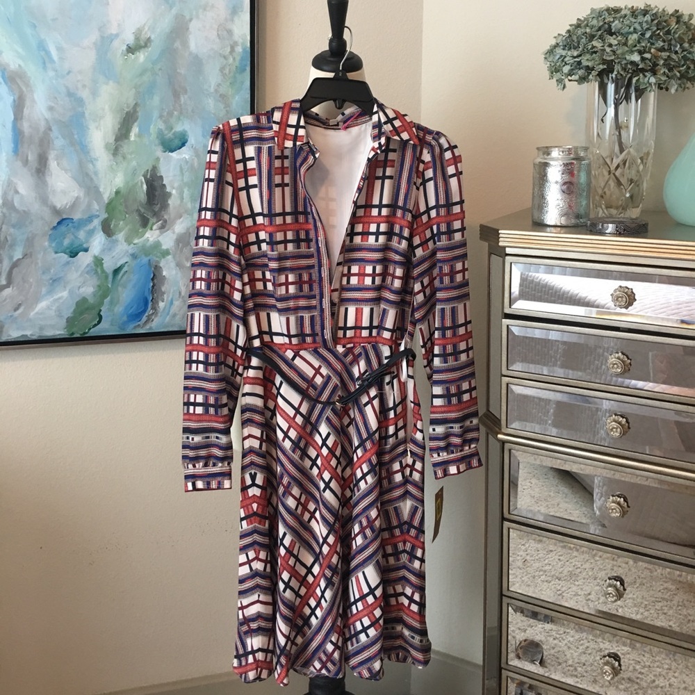 Print spring dress