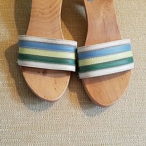 Coach Striped Sandals