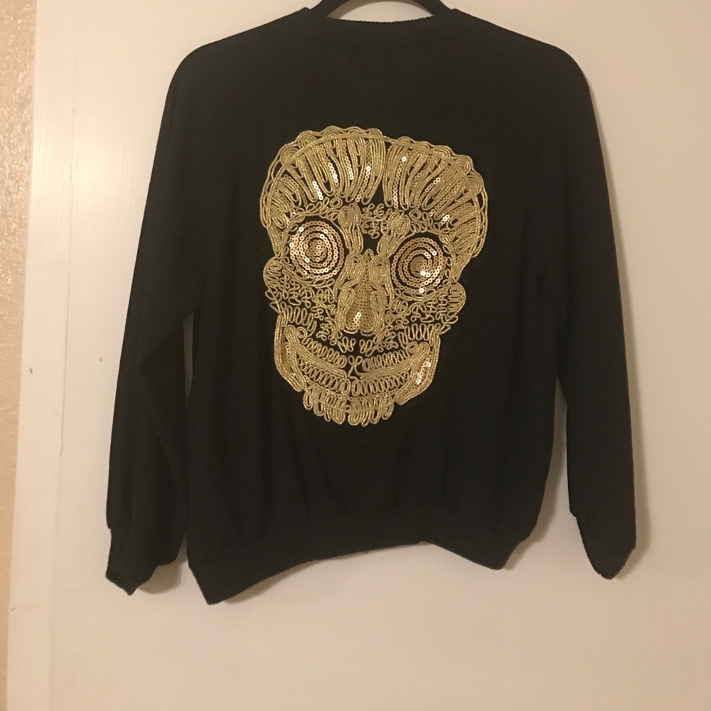 Audrey sheer bomber long sleeve shirt
