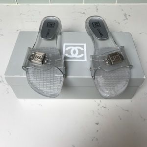 Chanel Clear Mule sandals