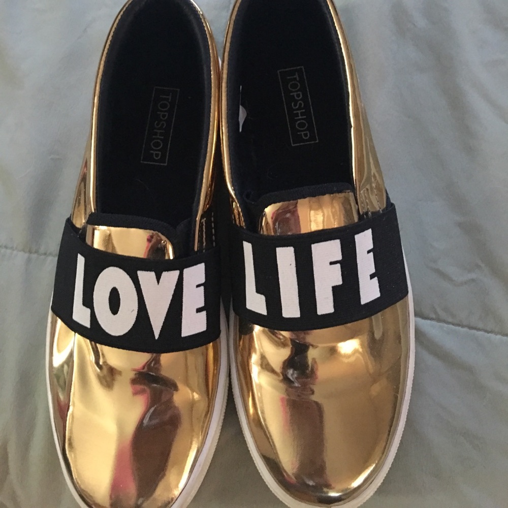 Topshop slide on tennis shoes