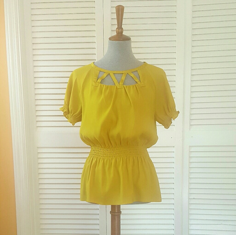 Gianni Bini Peplum Blouse