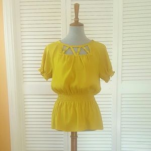 Gianni Bini Peplum Blouse