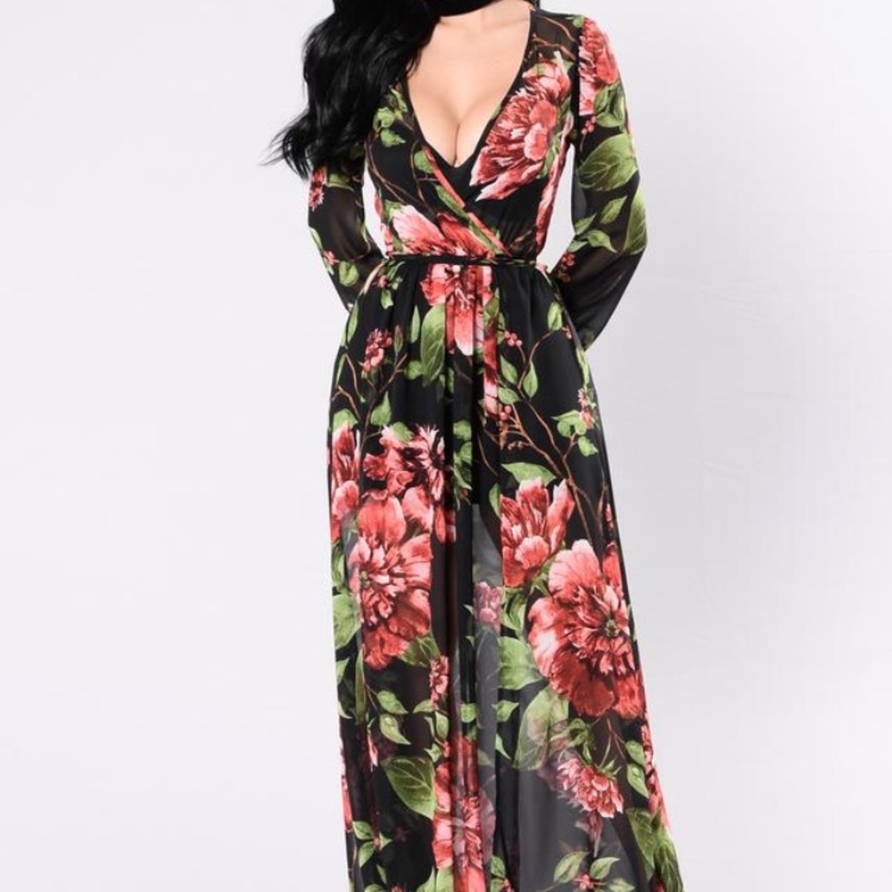 Flowy Rose Dress
