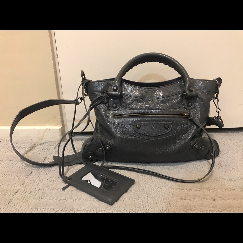 Balenciaga Classic Town Bag in Dark Grey - Picture 1 of 7