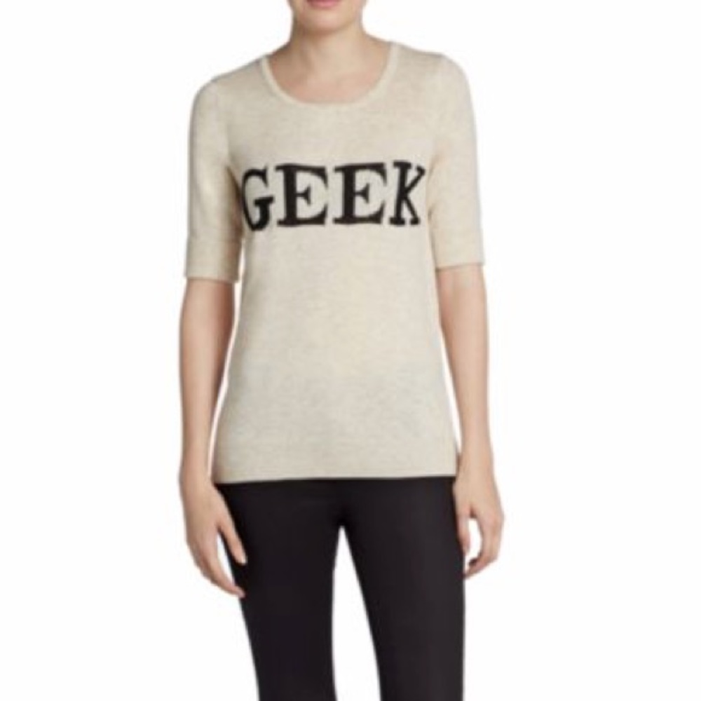 Willow & Clay Geek Knit Oatmeal Sweater T