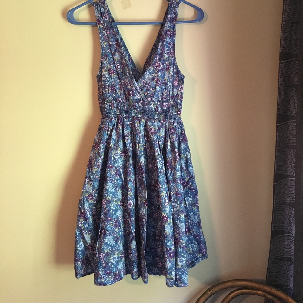 H&M Blue Floral Sundress