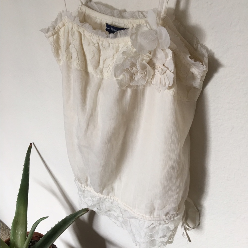 American Eagle white tank top