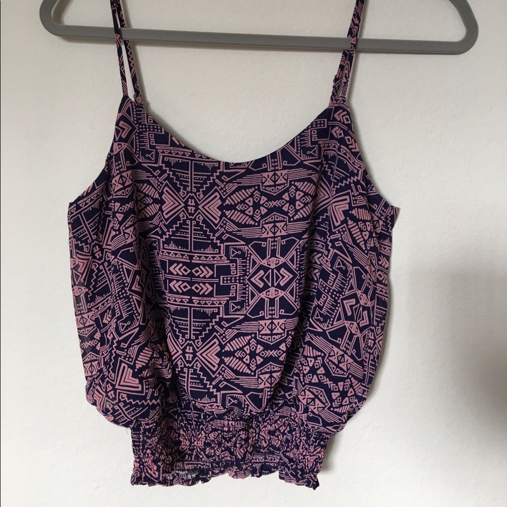 Tank top with scrunchy bottom