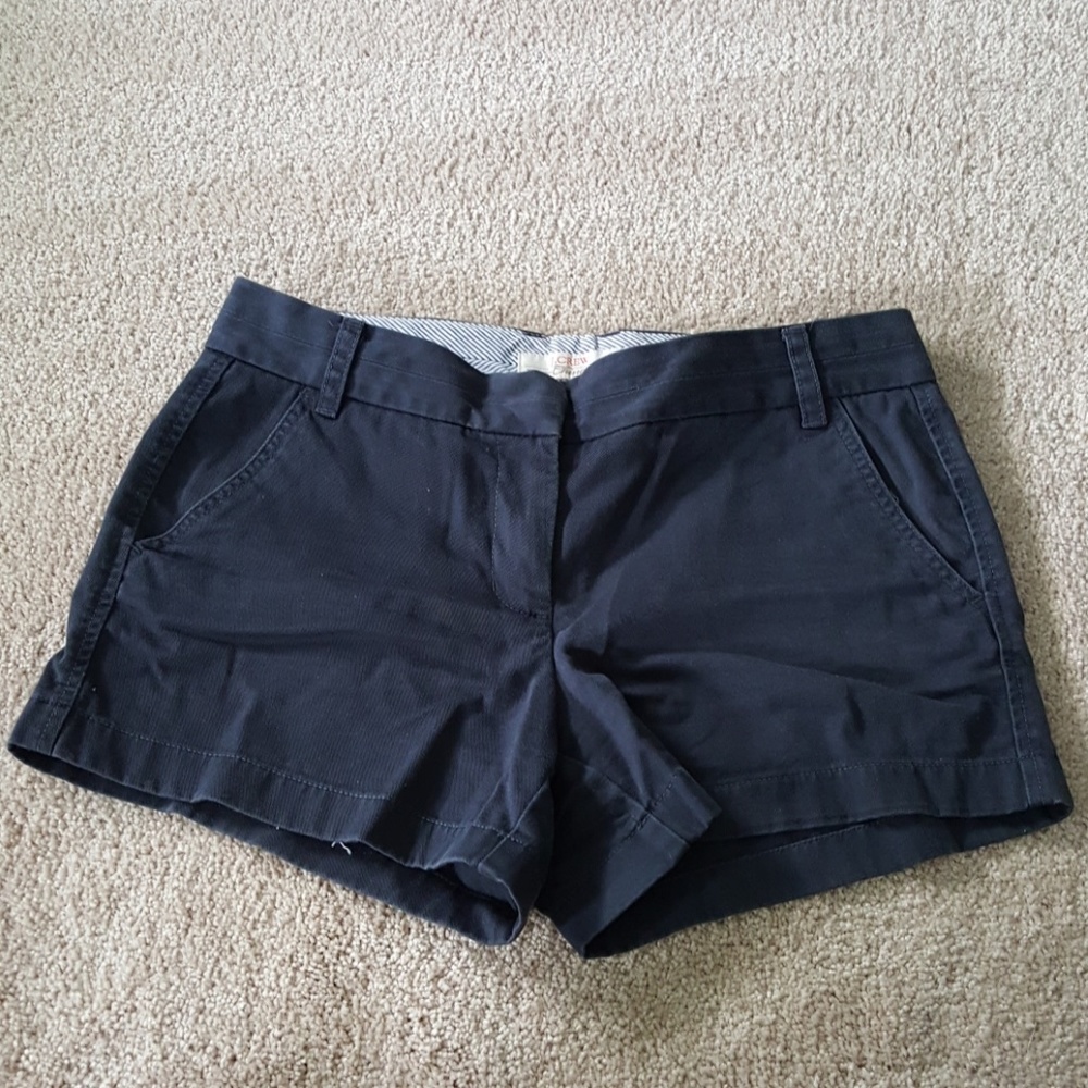 Jcrew dark grey chino shorts