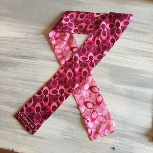 Coach Purse Scarf Ponytail Tie