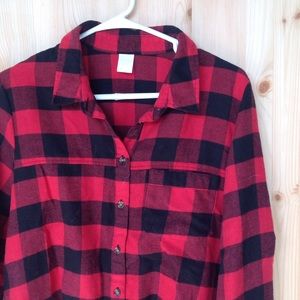 Plaid Tunic