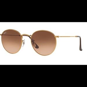 Ray-ban round metal (bronze-copper)