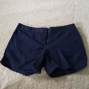 Jcrew navy chino shorts