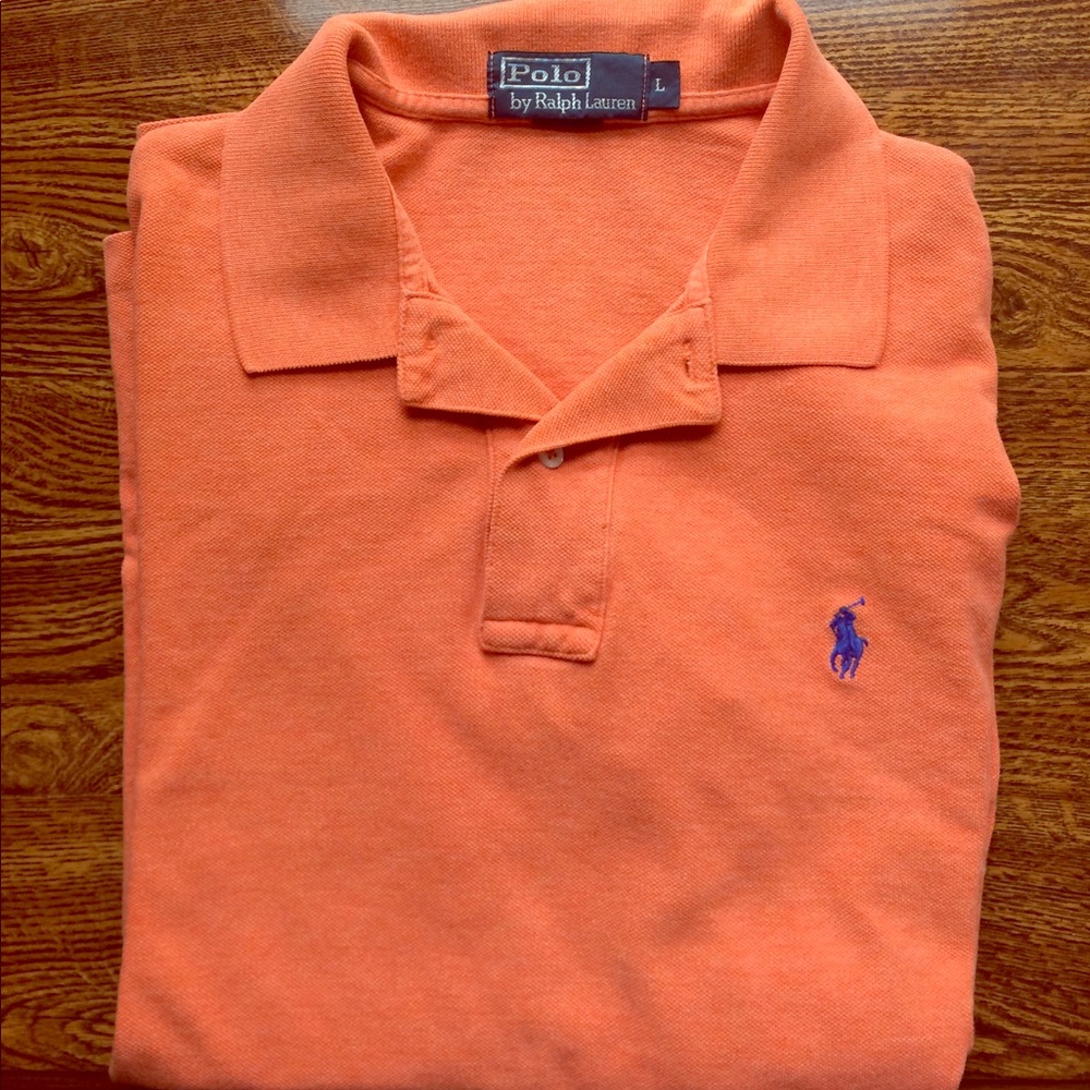 Ralph Lauren Orange Polo 👚