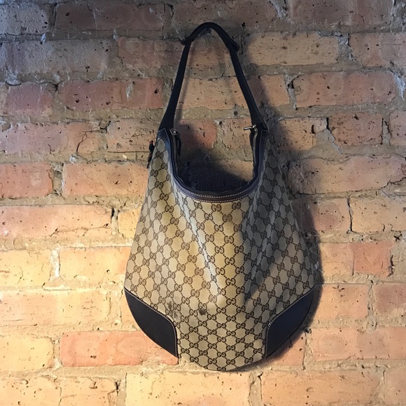 AUTHENTIC Gucci Brown GG Canvas Shoulder Bag - Picture 3 of 8