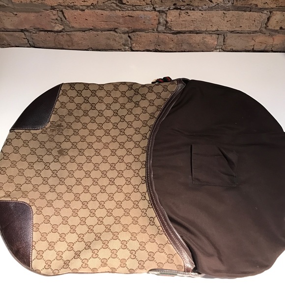 AUTHENTIC Gucci Brown GG Canvas Shoulder Bag - Picture 6 of 8
