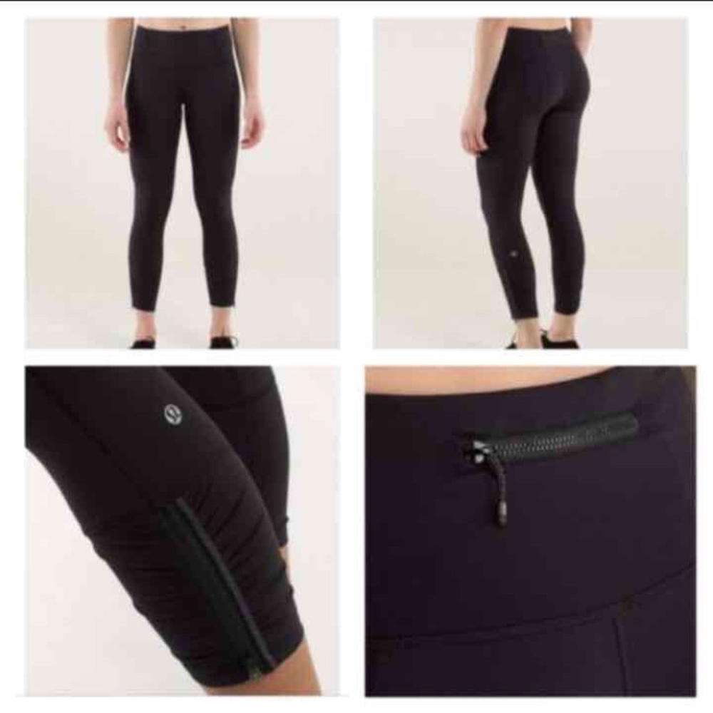 ⛔️SOLD⛔️ Lululemon Runday Crop Black Sz 6