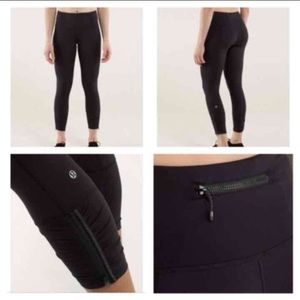 ⛔️SOLD⛔️ Lululemon Runday Crop Black Sz 6