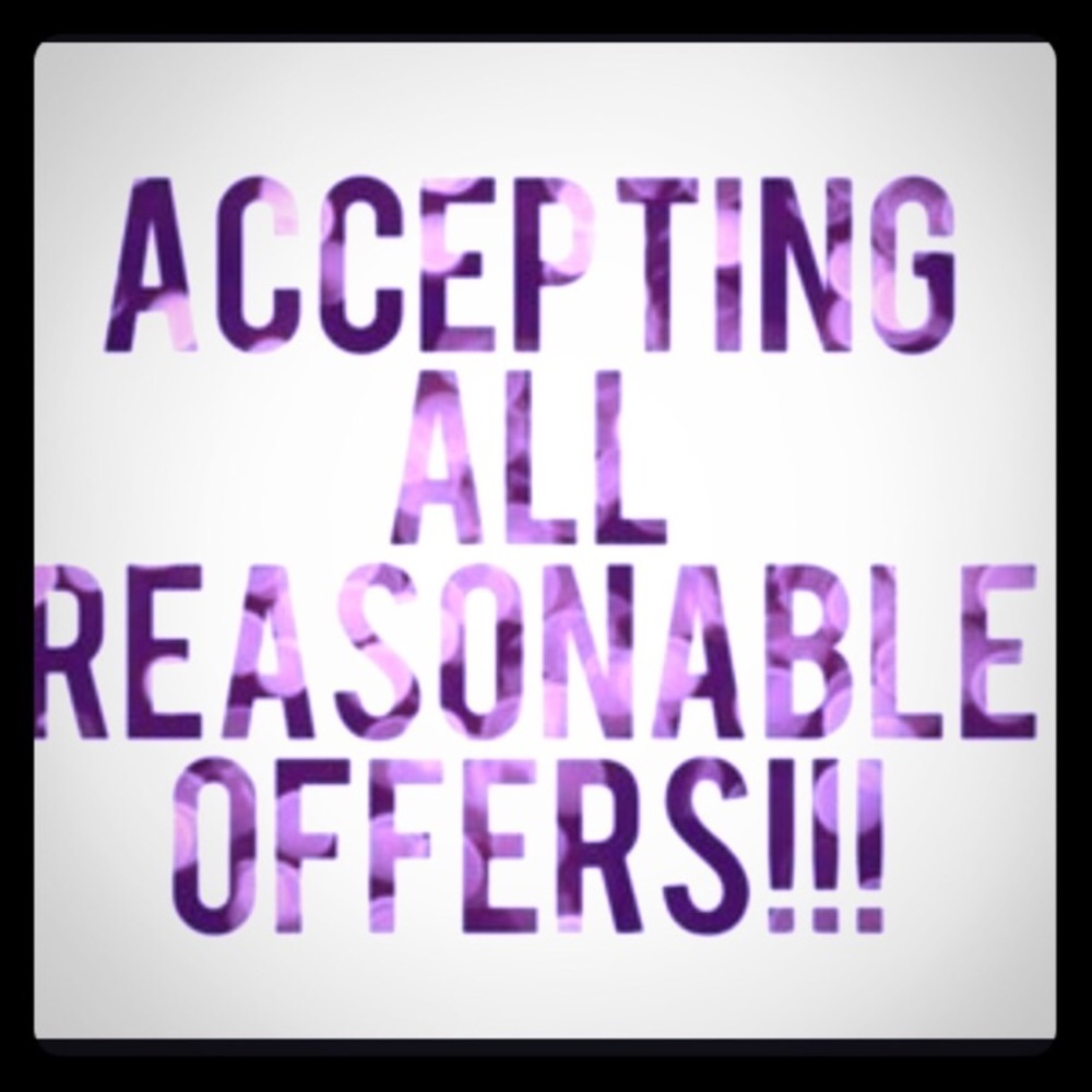 All reasonable offers excepted