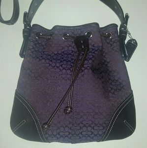 Coach Signature File crossbody shoulder bag