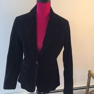 J. Crew Corduroy Black Blazer