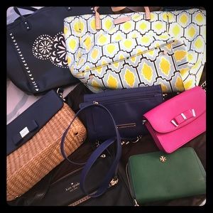 Purse party time!! KATE SPADE, KORS, TORY BURCH