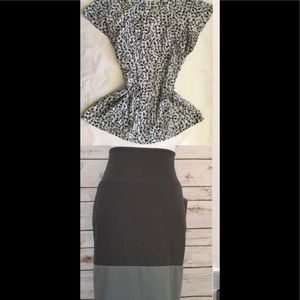 NWOT lularoe Cassie Skirt!