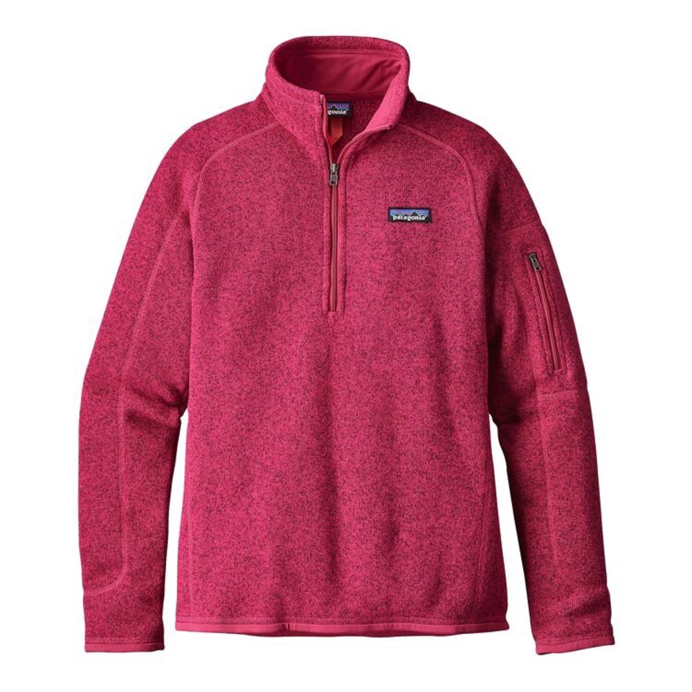 Patagonia Pink Better Sweater 1/4 Zip Size Small